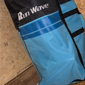 Run Wave Blue and Black Bag